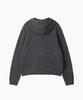 Leondi Mellow Hooded Knit Cardigan - Charcoal