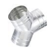 45 Degree Angled Y Style Air Route Divider Constructed Of Strong Treated Metal For Improved Air Movement
