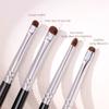 Professional Fine Eyeshadow Brushes Soft Horse Hair Eyelid Highlighter Lying Silkworm Smudge Makeup Brushes Eyes Make Up Tools