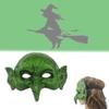 Realistic Green Witch Mask Halloween Easter Carnival Party Role Props Cosplay