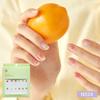 Floral Nail Stickers - 24pcs Self-Adhesive Strips, Quick 5-Min Manicure