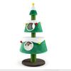GIANTEX Christmas Tree-Shaped Cat Tree with Two Hideaways