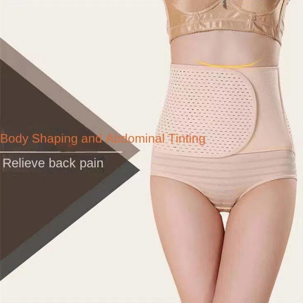 Breathable Postpartum Body Shape Cartilage Shapewear Clothes Force Band Abdominal Belt  Women