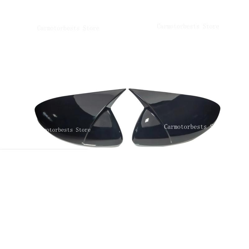 Car  Rearview Side Mirror Cover Fit For  Renault Captur   -2024   Wing Cap Rear View Case Trim Carbon Fiber