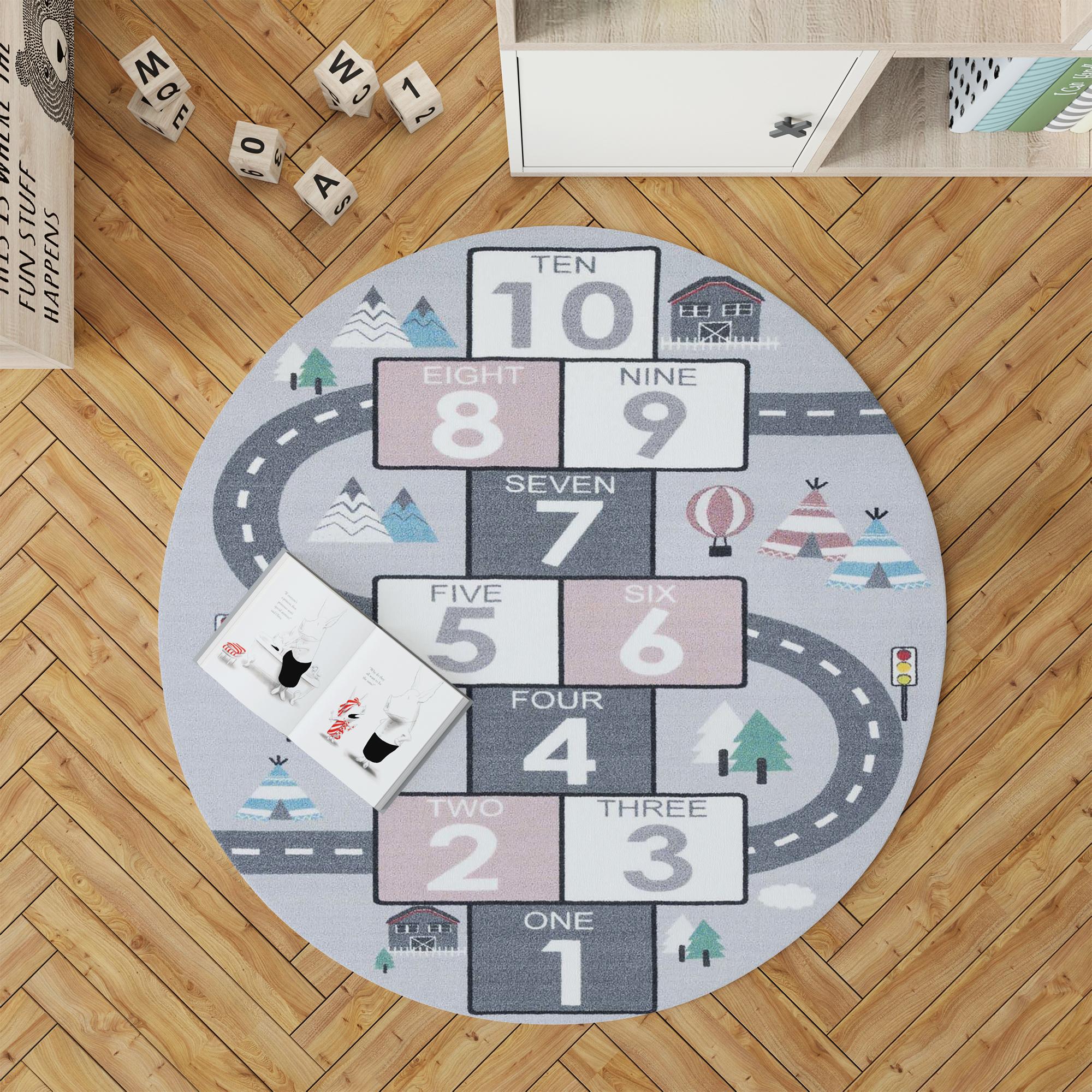 

Декоративный хлопковый тканый базовый классики и дорожный узор машинного плетения, тонкий устойчивый к пятнам моющийся современный ковер для комнаты 50 x 50 cm