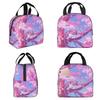 Cat Sleeps On A Tree Branch Insulated Lunch Bag for Women Office Cooler Thermal Food Box Tote Portable Lunch Boxes Container
