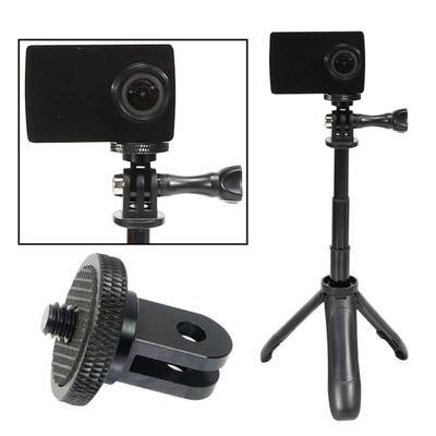 Action kameras statīva stiprinājums Insta360 GOPRO 1/4 collu skrūvējamam CNC alumīnija sakausējuma mini statīva adapterim