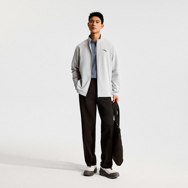 Men's ANTA Casual Sportswear Sets Men's Stand Collar Moderate
