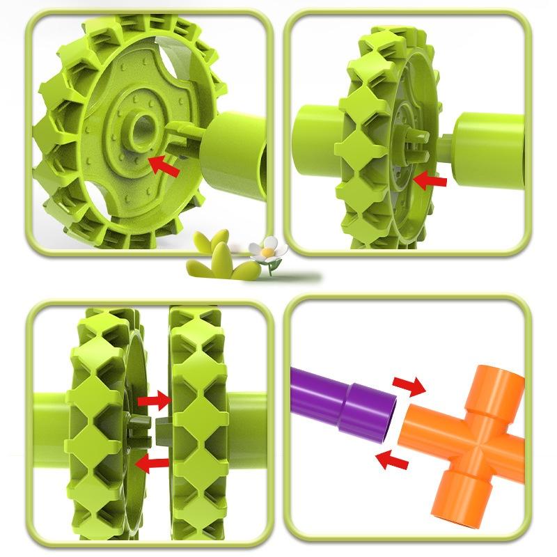 new DIY Water Building Blocks Toys Children Educational Tube Water-pipe Blocks Pipeline Building Construction Toys