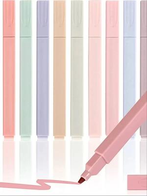 6pcs/set Pastel Color Highlighter Kawaii Stationery Color Marker School Supplies Student Marker Highlighter Japanese Stationery