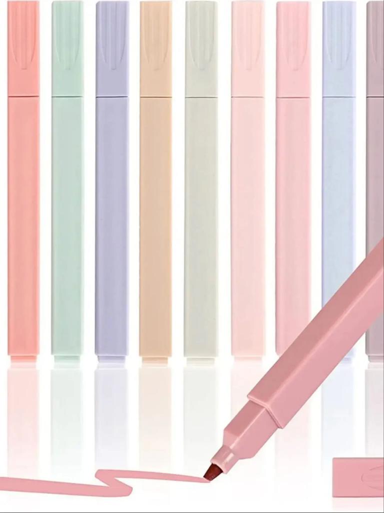 6 buc/set Color Pastel Highlighter Kawaii Papetarie Marker Color Rechizite Scoala Marker Student Highlighter Papetarie japoneza