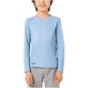 Solid Colour Warm Quick Dry Training Long Sleeve Kids Sports Bra Children's Model