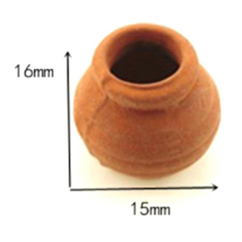 

1/12 Dollhouse Miniature Mini Ceramics Flowerpot Decoration Accessories - For Dollhouse Decoration