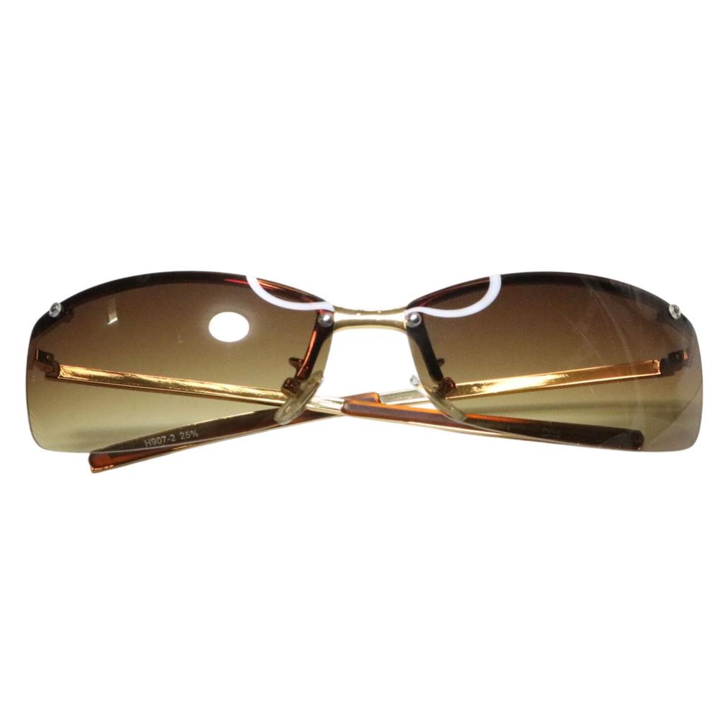 Bercute Gold and Blanc Half Fashionable Fashion Eyewear for Men and Perfect for and Mountain UV Colored and Sunglasses, Eyewear, Women, Round, Square,