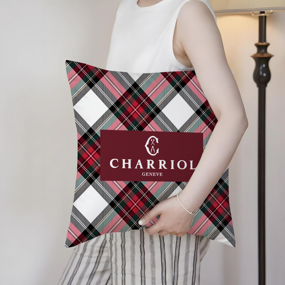 Spiral Pattern Design Charriol Cushion Cover Silky Elegant Comfort Sofa Bed Invisible Zipper Beach Pillowcase