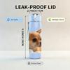 1PC Chihuahua Dog Looking Up 750ml Color Plastic Sports Water Bottle Leakproof Flip Straw Lid Suitable for Sports Office Home Use