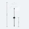 Solar Powered Colorful Fiber Optic Jellyfish Light LED Outdoor Waterproof Landscape Lamp for Garden Yard Courtyard Art Decor
