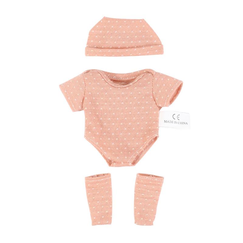 Puppenkleidung für 7,87 Zoll Babypuppen Kleidung Spielzeugpuppen Zubehör Geeignet für 20cm Puppe Strampler Pullover Puppenkleidung Zubehör