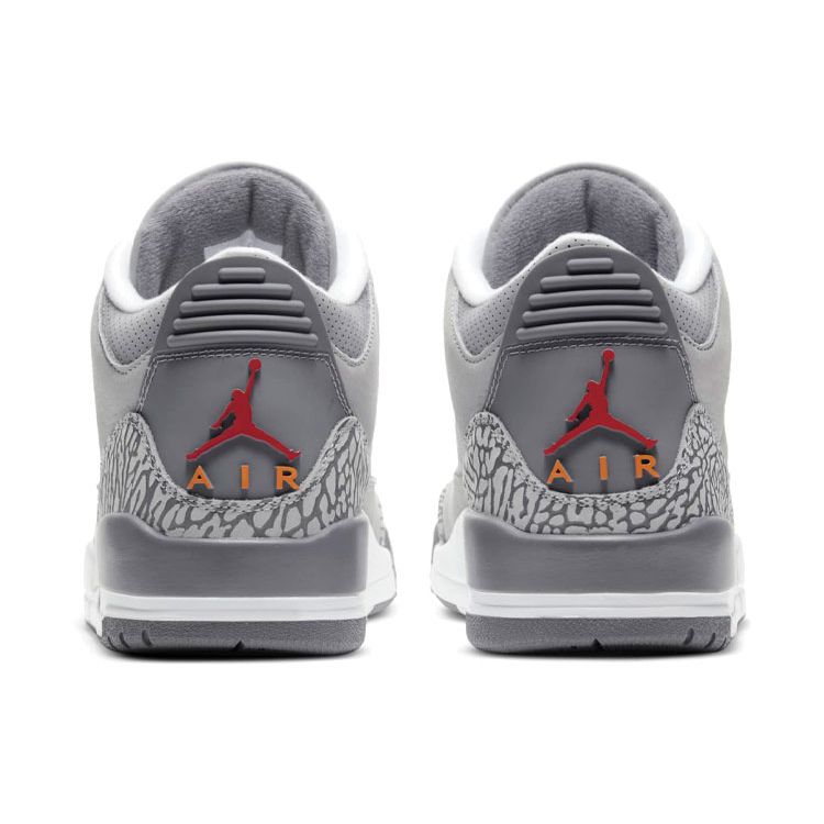 Air Jordan 3 Retro Cool Grey 2021 Unisex Sneakers Silver Light-Graphite Orange-Peel CT8532-012