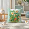 Strawberries Pillow Case Silky Elegant Comfort Sofa Bed Invisible Zipper