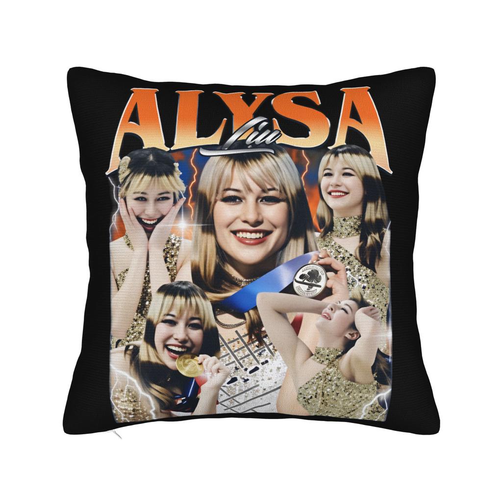 Alyssa Liu Pillow Case Comfy Pillow Cover Vintage Pillowcases For Sofa Car Home Decor