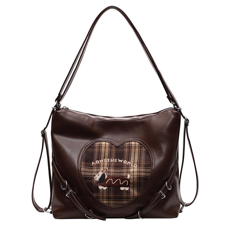 

Premium Tote Bag Women s New Autumn and Winter Commuter Retro Large Capacity Backpack Casual Multifunctional Bag