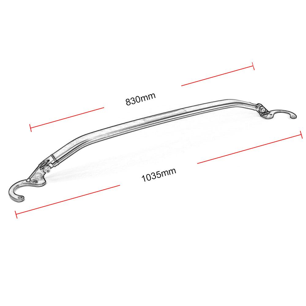 Barra duomi anteriore Barra duomi superiore anteriore Barra di rinforzo Kit posteriore Per Honda Civic 92-00 EG EK/93-97 Del Sol/94-01 Integra DC2