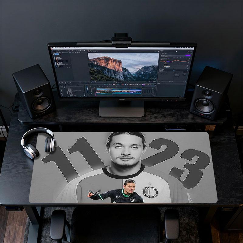 Hadj Moussa Mouse Pad, Large Gaming Desk Mat, Non-slip XXL Mousepad for Laptop & Tablet, Mini PC Playmat with Stitched Edges