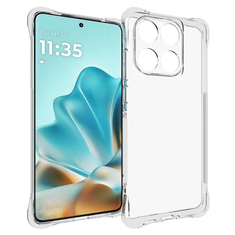 For Motorola Edge 60 5G/Motorola Edge 60 Fusion 5G Clear TPU Case WANLONFENG TM Series 2.0mm Phone Back Cover