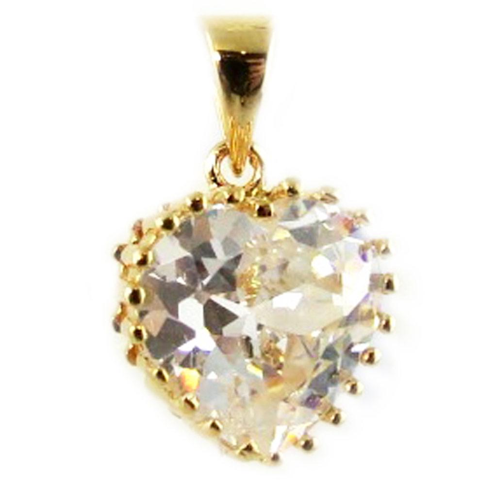 

Les Trésors De Lily [F9182] - Позолоченный кулон Coeur Chéri