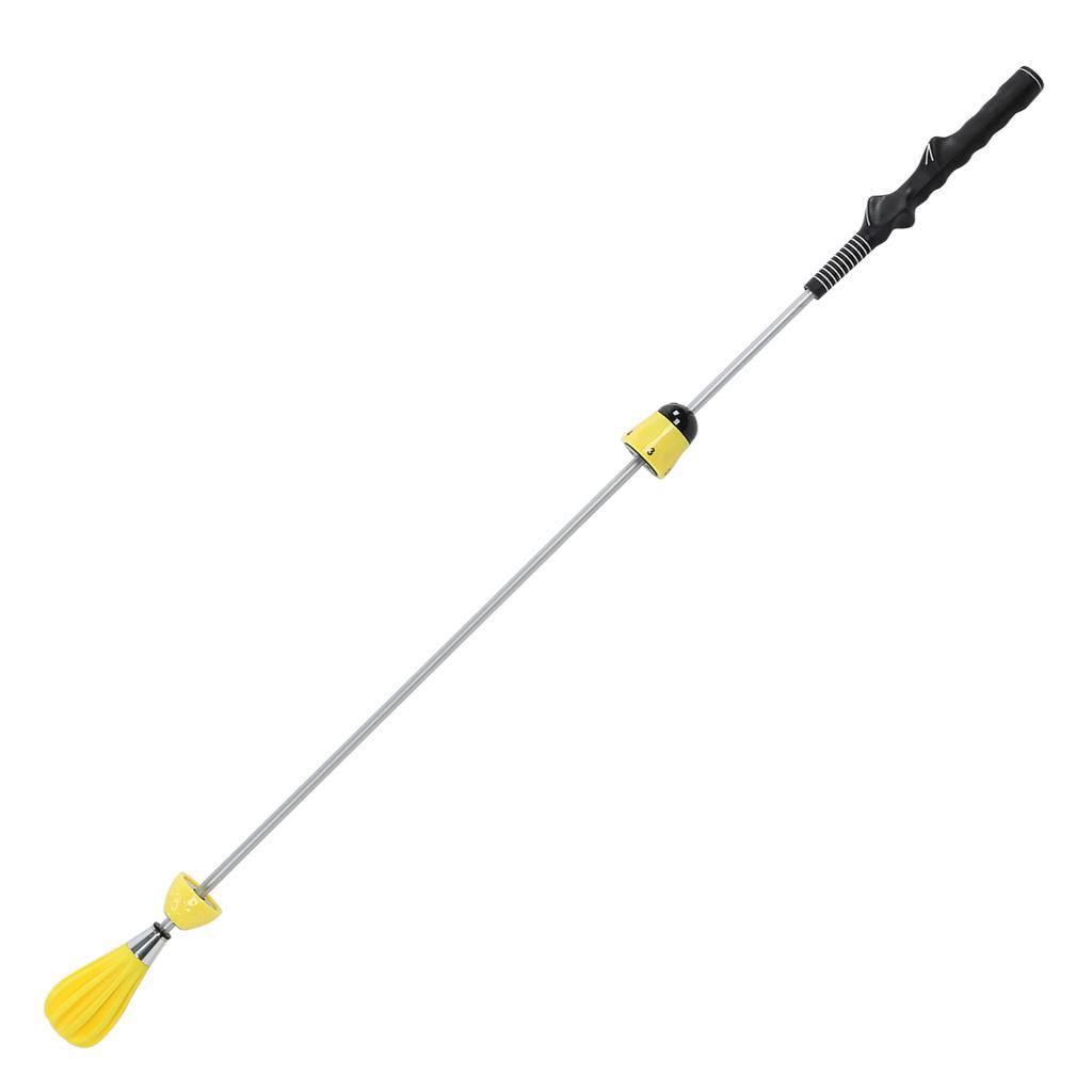Golf Swing Practice Stick Trainer Device Lightweight Golfer Correction Training Rod ToolYellow
