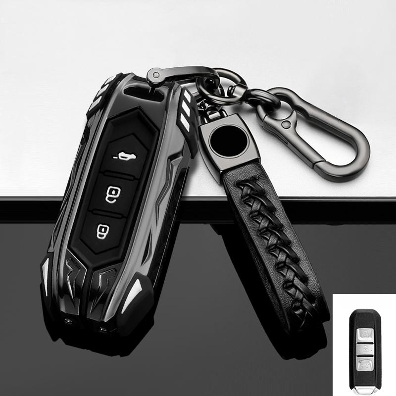 Zinc Alloy Car Flip Key Case Cover Shell Fob For Baojun 560 Rs-5 530 630 310 E100 310W 510 730 360 Holder Keyless Accessories