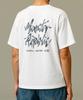 MONSTER REPUBLIC Синяя футболка с логотипом-камнем White_8116