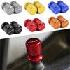 4pcs Car Wheel Tire Valve Caps Aluminum Airtight Covers Badge Emblem for Toyota C-HR CHR Accessories