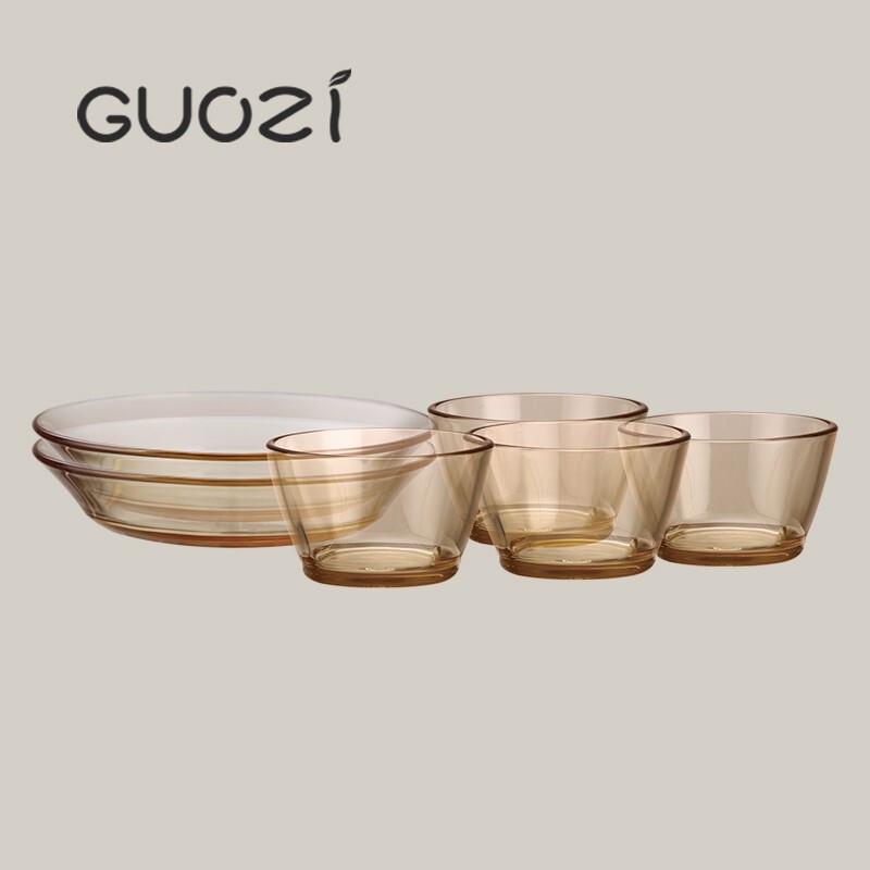 GUOZI Shiguang Glass Dinnerware Set