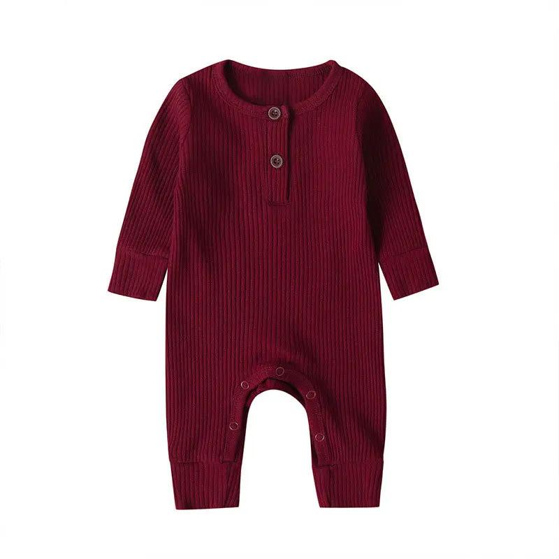 Fall Jumpsuit Newborn Baby Cotton Boys Girls Jumpsuit Tracksuit Overalls Long Sleeve Baby Newborn Clothes