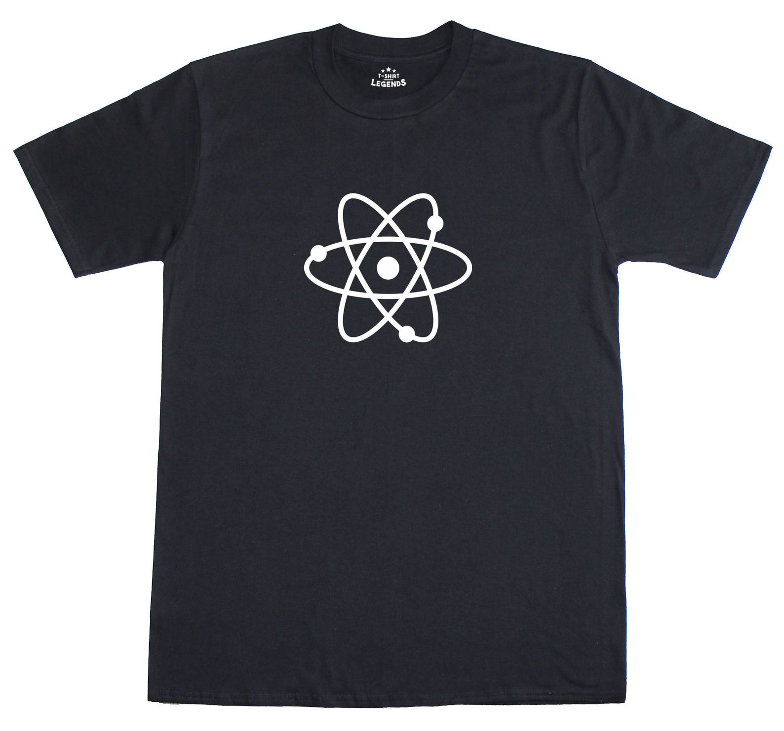 Science Atom Graphic Mens Cotton Tee Shirt 2XL