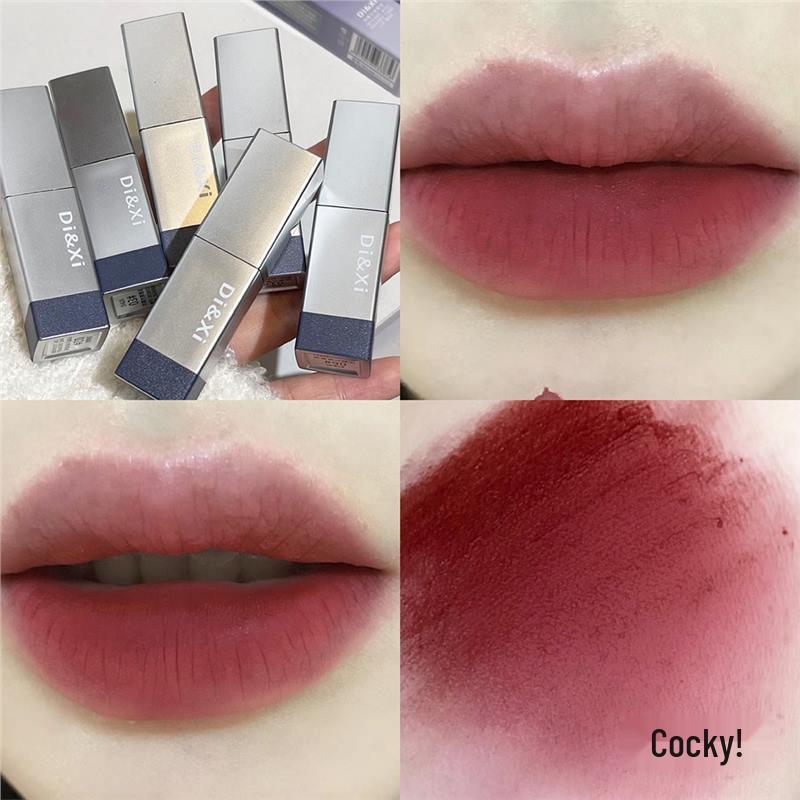 

DI&XI Flow State Non-Fading Velvet Matte Lipstick Gloss - Dense Fog Style Standard