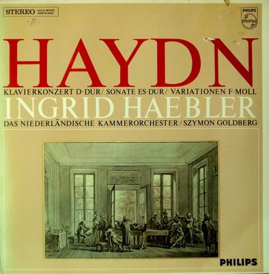 LP Record INGRID HAEBLER SZYMON GOLDBERG NI Haydn Klavierkonzert Ddur Sonate 802737LY PHILIPS Germany Classical Used