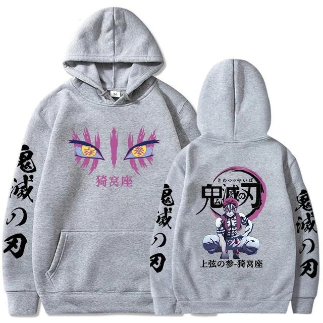 Demon Slayer Japanese Anime Hoodie Pullovers Men Women Sweatshirts Harajuku Print Tops Casual Fashion Streetwear Clothing Tops
