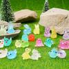 50 PCS Luminous Mini Resin Animals 50 Styles Miniatures Glow In The Dark Tiny Little Figures To Hide Small Duck Figures