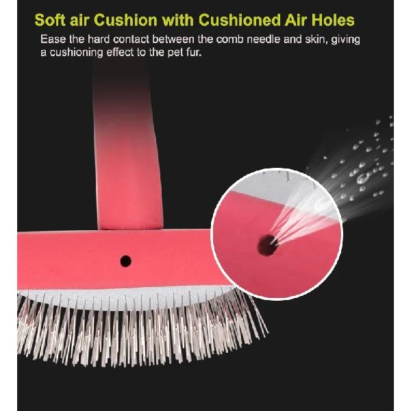 Winhyepet-Cat Brush, Puppy Grooming, Hair Removal, Bamboo Dog Comb, Widened Shedding Brush, Dematting, Deshedding Tool