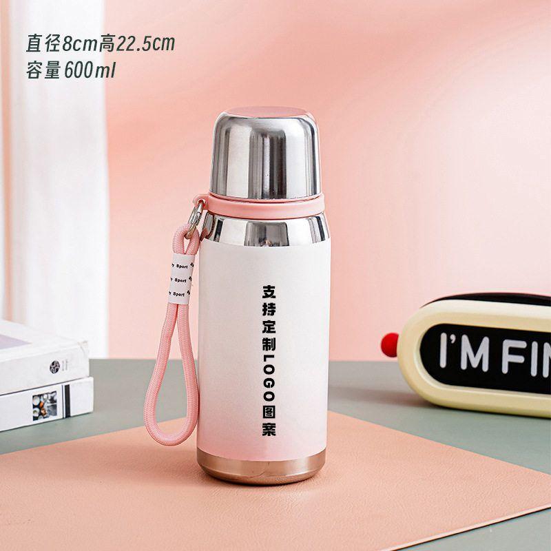 Large-Capacity Thermos Cup for Women, High Aesthetic Value, 2025 New Model, Portable Tea Brewing Cup for Male Students, 316 Stainless Steel Water Cup