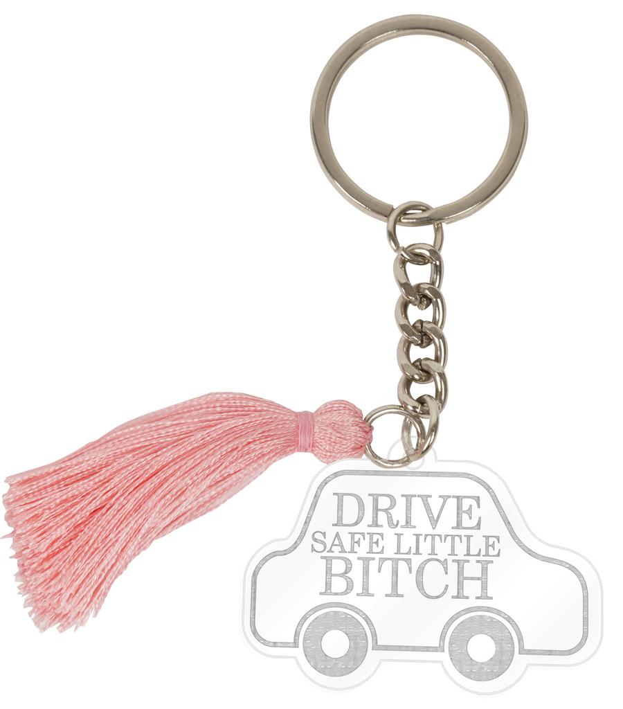 Inkdotpot Key Chain For Sister Engraved Acrylic Key Holder Housewarming Gift