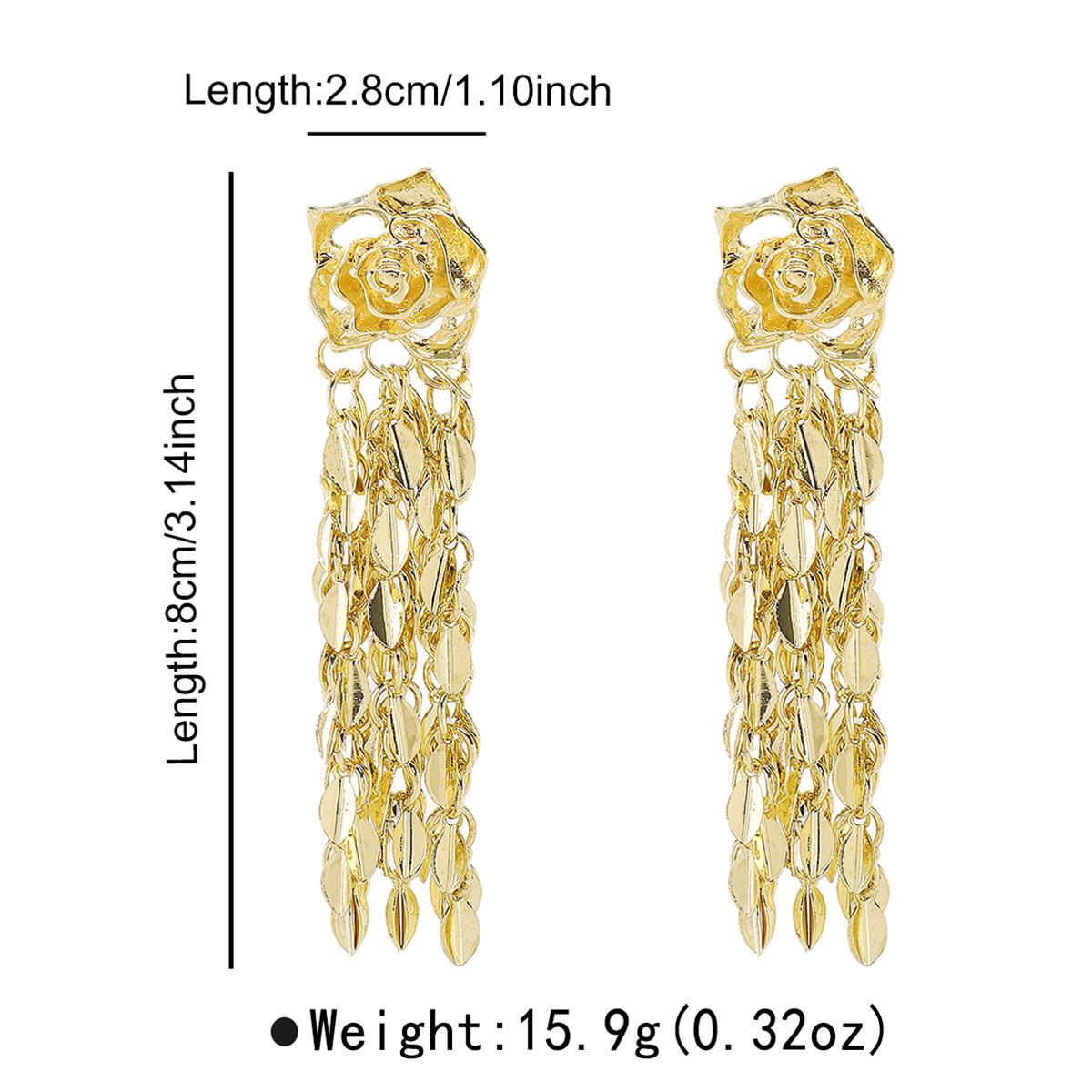 Модные преувеличенные серьги-цветы, блестящие серьги-подвески с кисточками в виде листьев, уникальные, роскошные, высококачественные женские серьги золотой