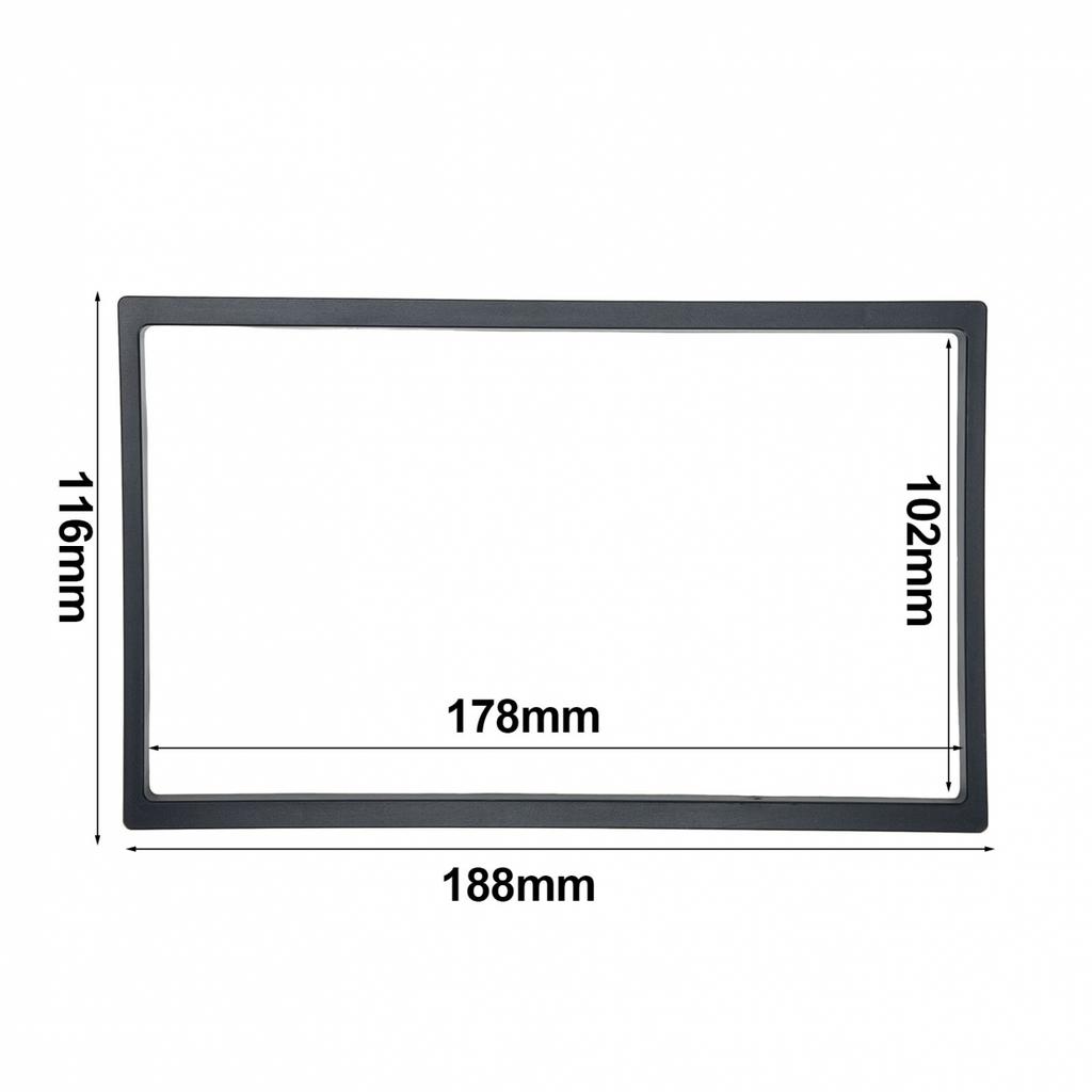 New Radio Panel Plug Play Ultra-thin 2 DIN Dashboard