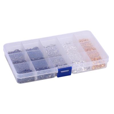 Achados de joias Fazendo fecho de lagosta Anel de salto Fita Crimp Colar Pulseira Kit