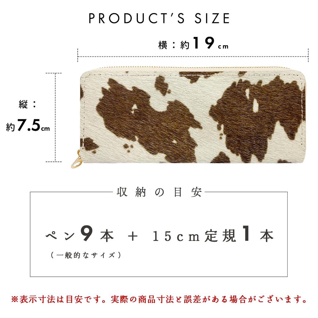 Genuine Leather Round Pen Case for Women and Pencil Leather Pen Writing Pencil Pen Cow Pony Brown Men, Case, Holder, Compact, Cowhide, Slim,