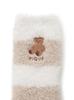 Gelato Pique Bear Striped Socks PWGS245656 GRY Women's