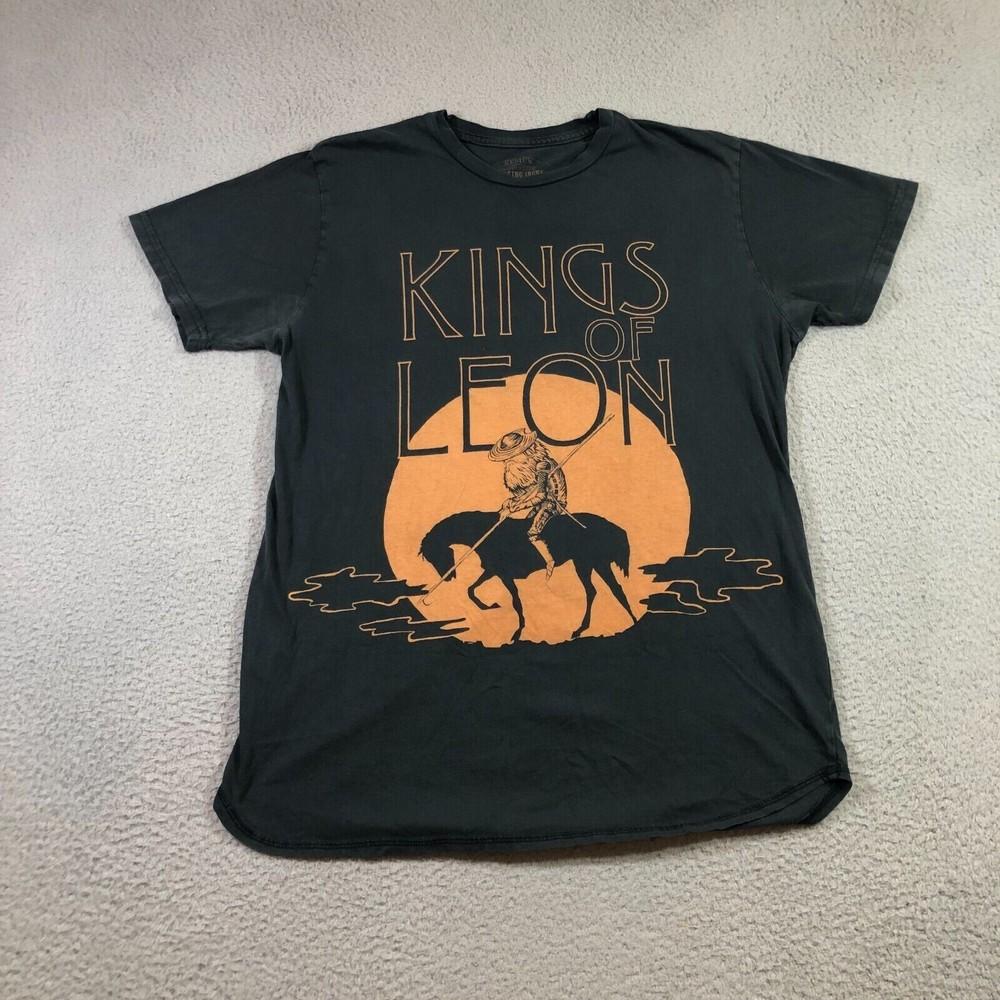 kings of leon Футболка черная Унисекс Футболка Все размеры S-234XL LI1428 Унисекс Футболка XXXXL